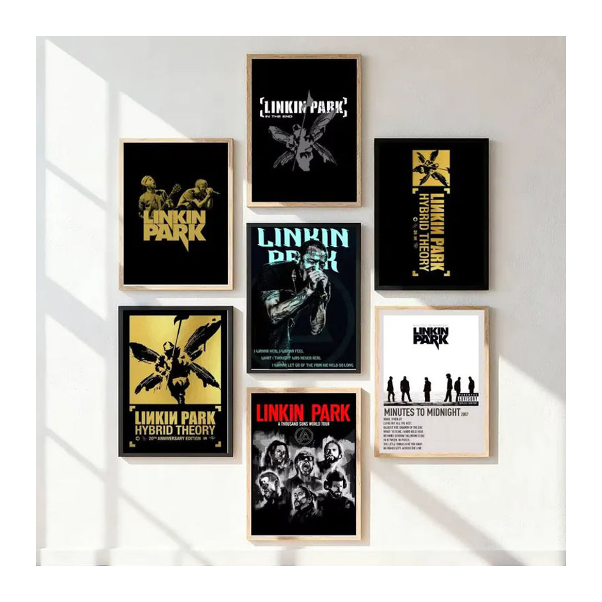 Kayou L-Linkin Rock Band Park Poster Kunstdruck im Anime-Stil, mehrfarbig, Papier, Hochformat - Bild 4