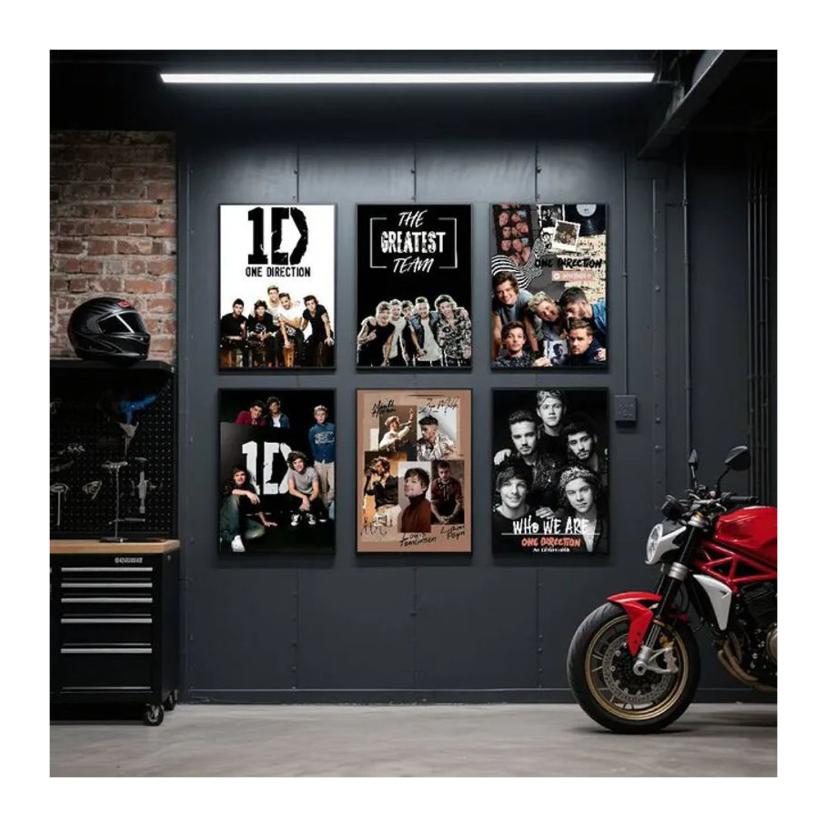 Kayou One D-Directions Anime Poster-Kunstdruck in Mehrfarbig als wandmontierte Papierdekoration im Hochformat - Bild 1