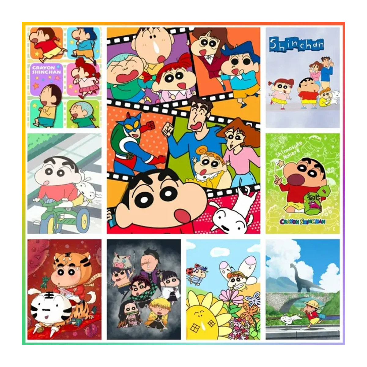 KAYOU Shin Chan 5D DIY Diamond Painting Set mit Mosaik Stickerei Muster für Kinder in Mehrfarbig - Bild 1