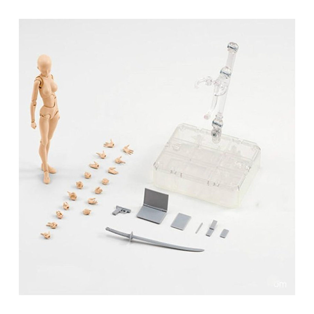 KAZI Zeichenhilfe Holzfigur Modellpuppe für Erwachsene in Beige - Bild 1