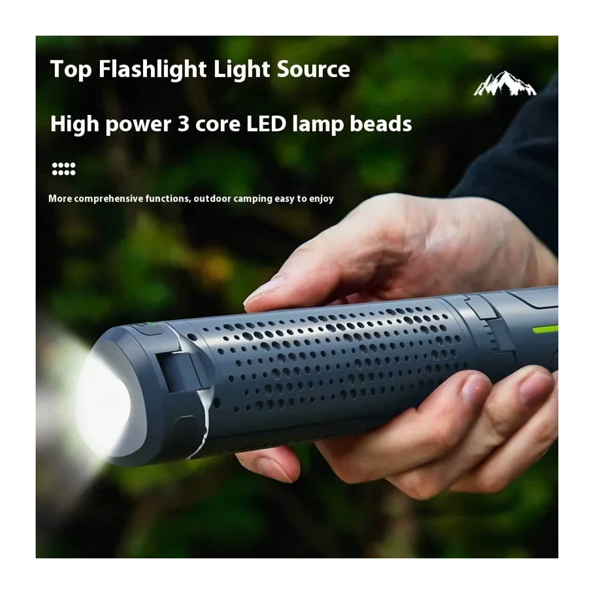 KDULIT Teleskop-Campingleuchte, dimmbare USB-Campinglampe mit 8000-mAh-Akku, wasserdichtes Licht für Camping und Wandern - Bild 3