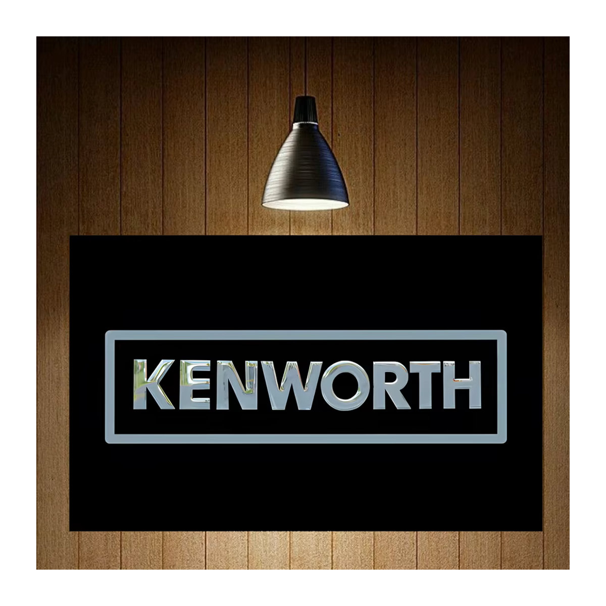 Kenworth Truck Logo Flagge aus Polyester als Wanddekoration oder Banner für Garage und Outdoor - Bild 2