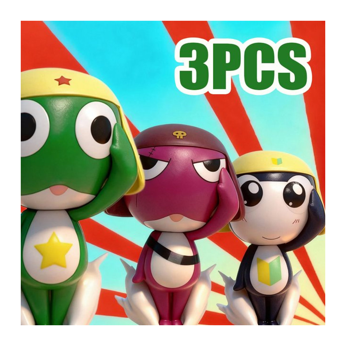 Keroro Sergeant Figur als Roboter-Alien Sammelfigur aus Kunststoff in Mehrfarbig - Bild 1