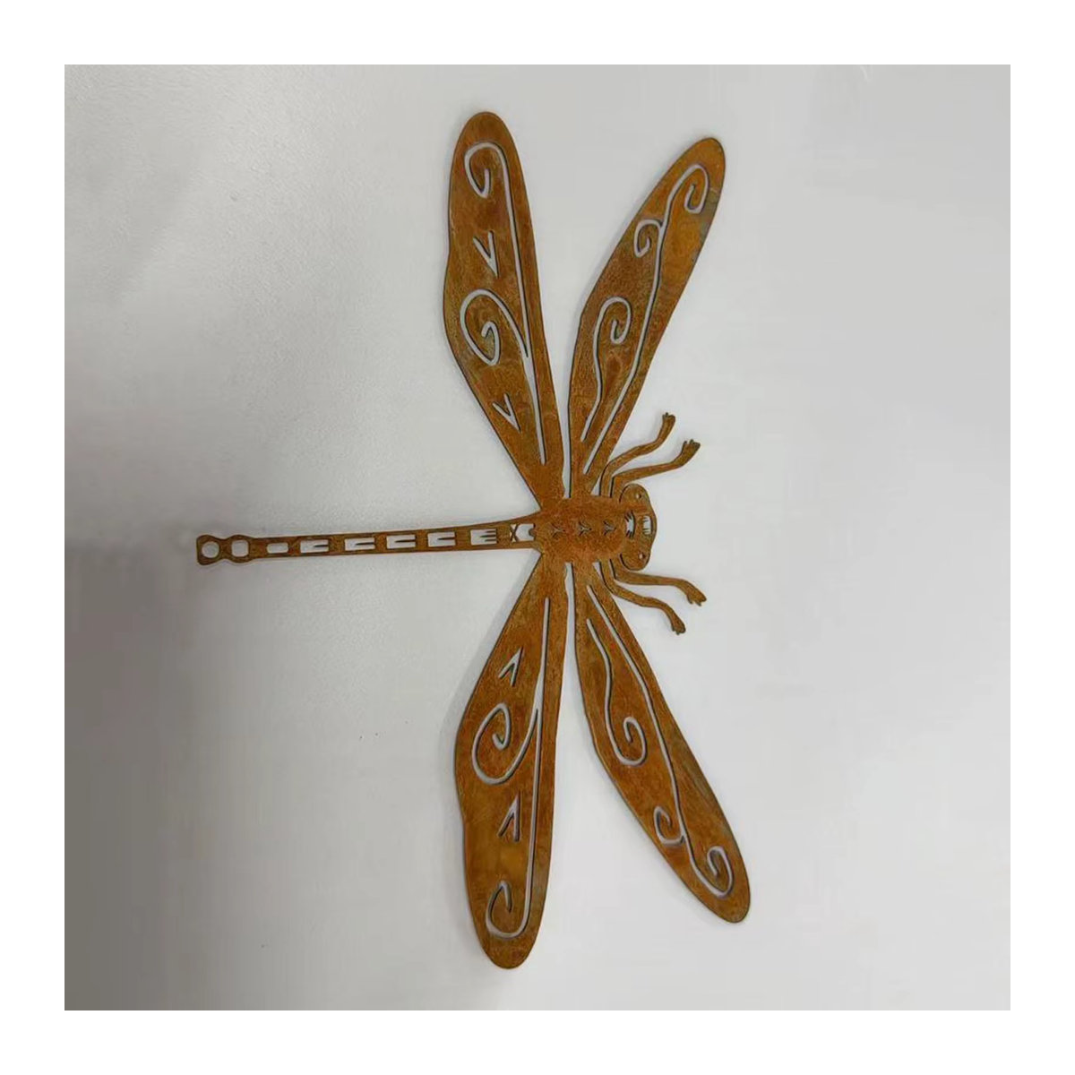 Kesoto Gartenzaun-Dekoration mit Libellen-Silhouette für deinen Balkon und Innenhof - Bild 2