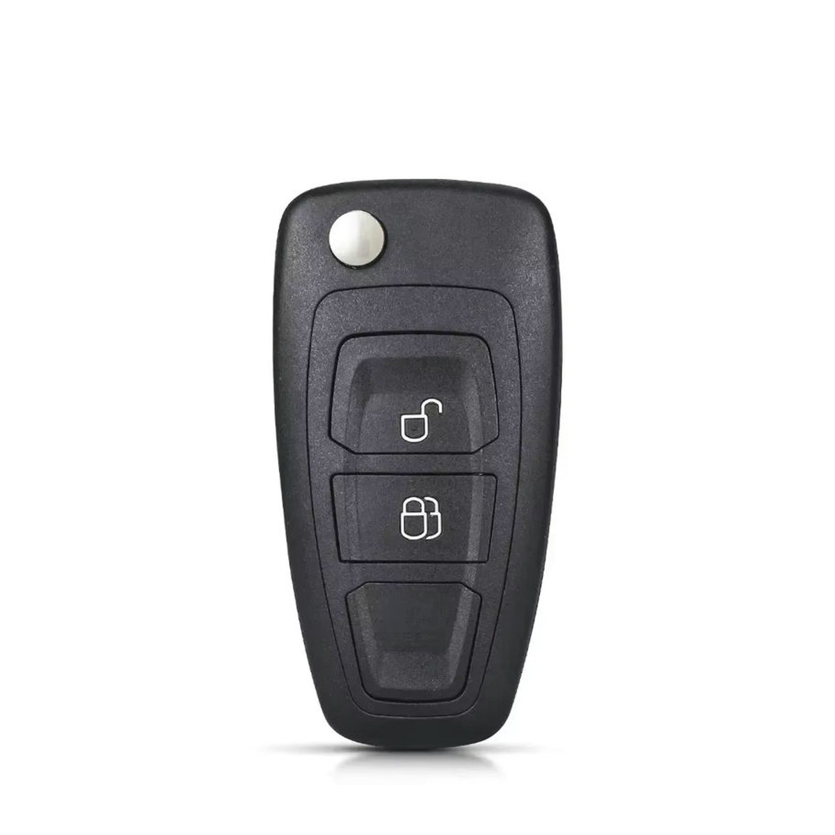 Keyyou 2er-Set Autoschlüssel Abdeckung für Ford Focus Mondeo Fiesta mit HU101 Klinge und 3 Tasten in Schwarz - Bild 5