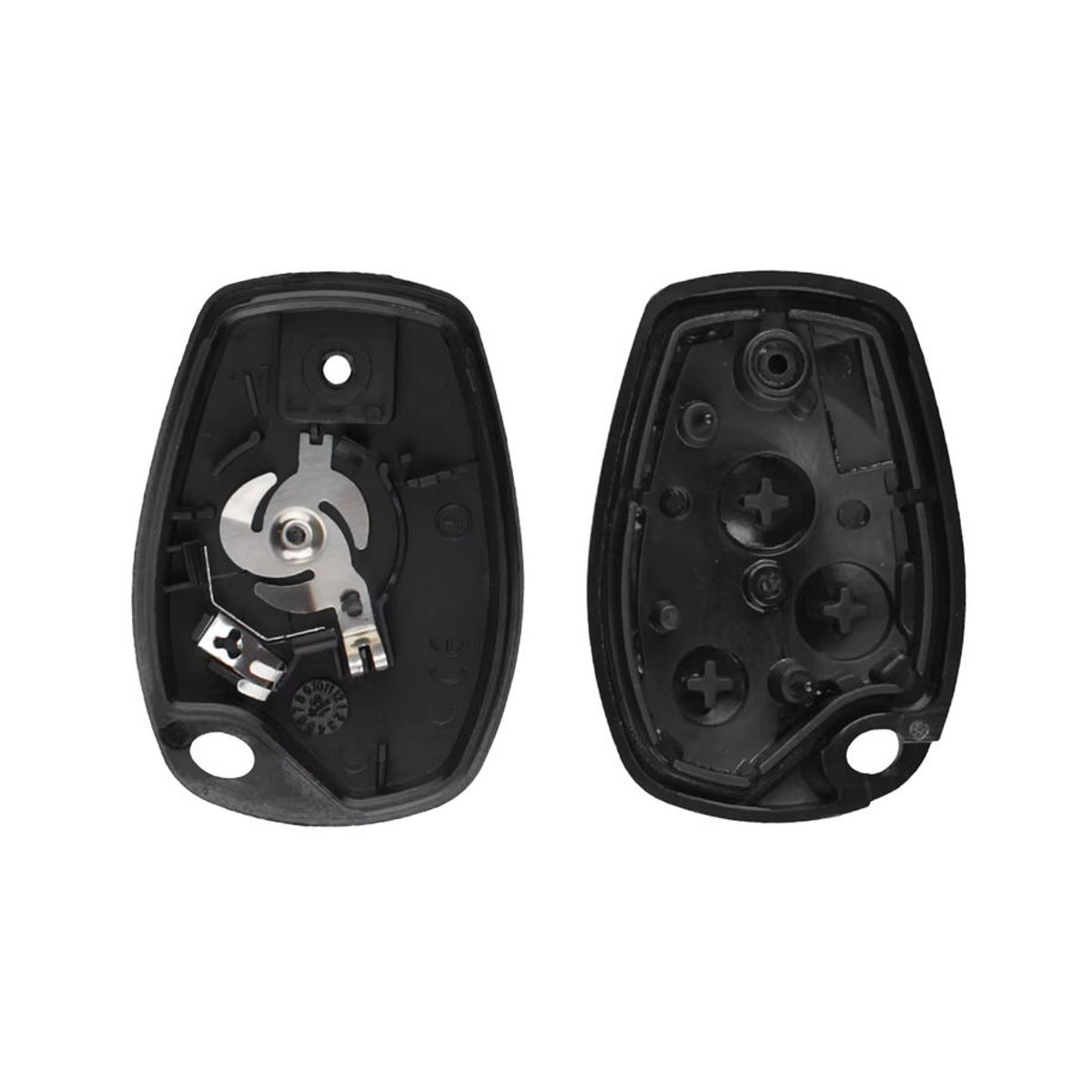 KEYYOU Remote Key Shell für Renault Logan Sandero Clio Fluence Vivaro Master Traffic mit 3 Tasten in Schwarz - Bild 2