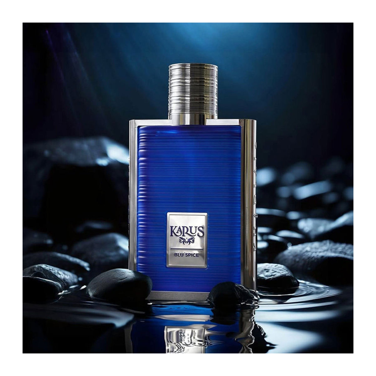 Khadlaj Karus Blu Spice Eau de Parfum für Unisex in Blau, 100ml - Bild 4