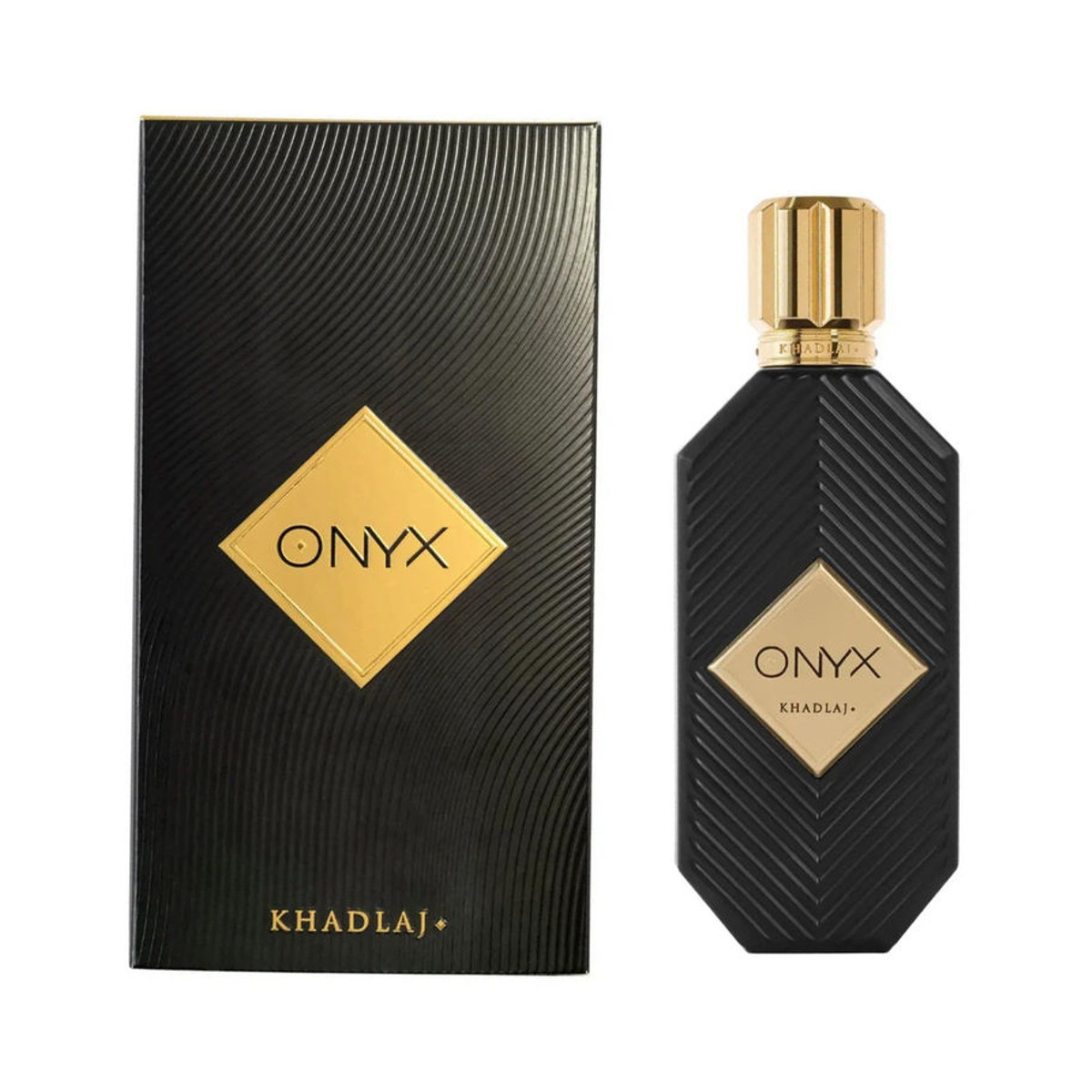Khadlaj Onyx Gold Eau de Parfum 100ml Schwarz Glas - Bild 3