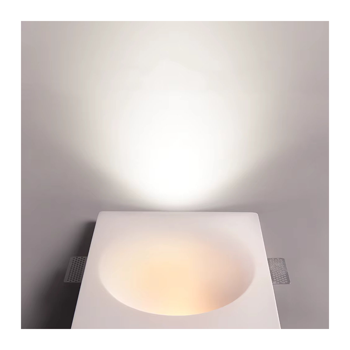 Khelse Moderne LED Einbaustrahler Weiß Minimalistischer Wand-Einbauleuchte Wall Washer für Wohnzimmer und Schlafzimmer - Bild 3