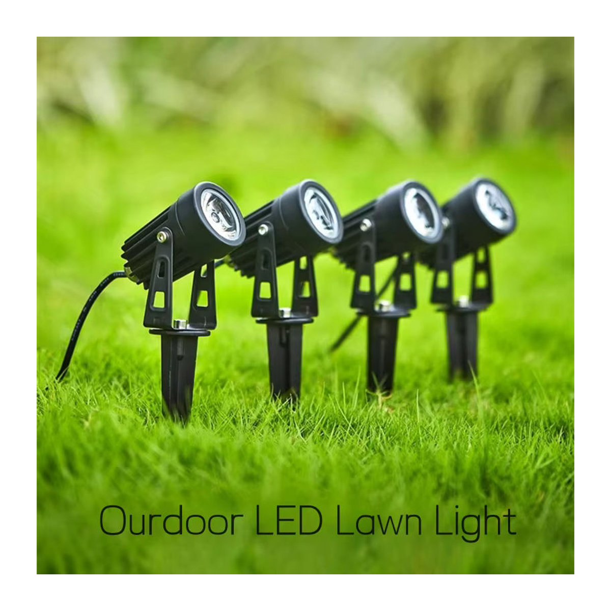 Khelse Outdoor LED RGB Wegeleuchte aus Aluminium mit Fernbedienung, Wasserdicht IP65, Bunt - Bild 2