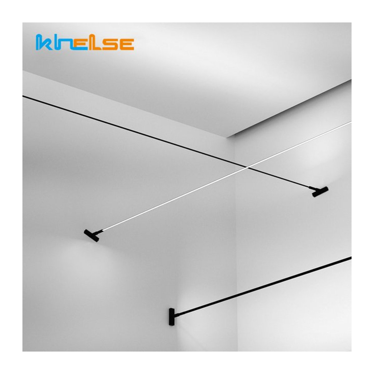 Khelse Skyline Linear COB LED Wandlampe Minimalistisch Schwarz - Bild 1