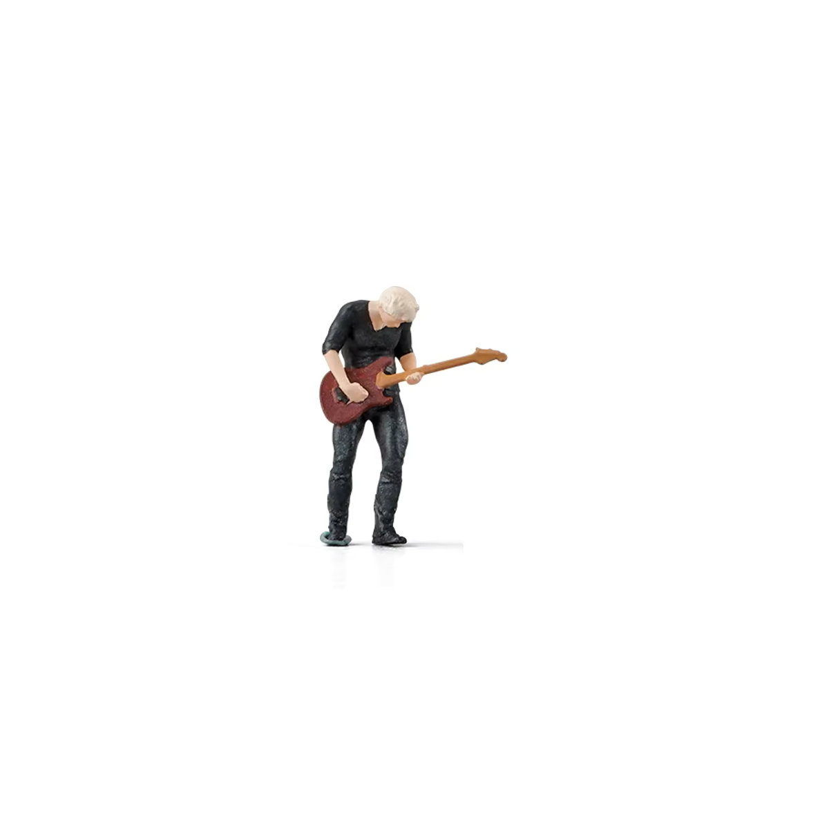 Kicarmod Sammlerfigur Rock Guy Gitarrenspieler in Schwarz im Maßstab 1/64 für Diecast Modellautos - Bild 6