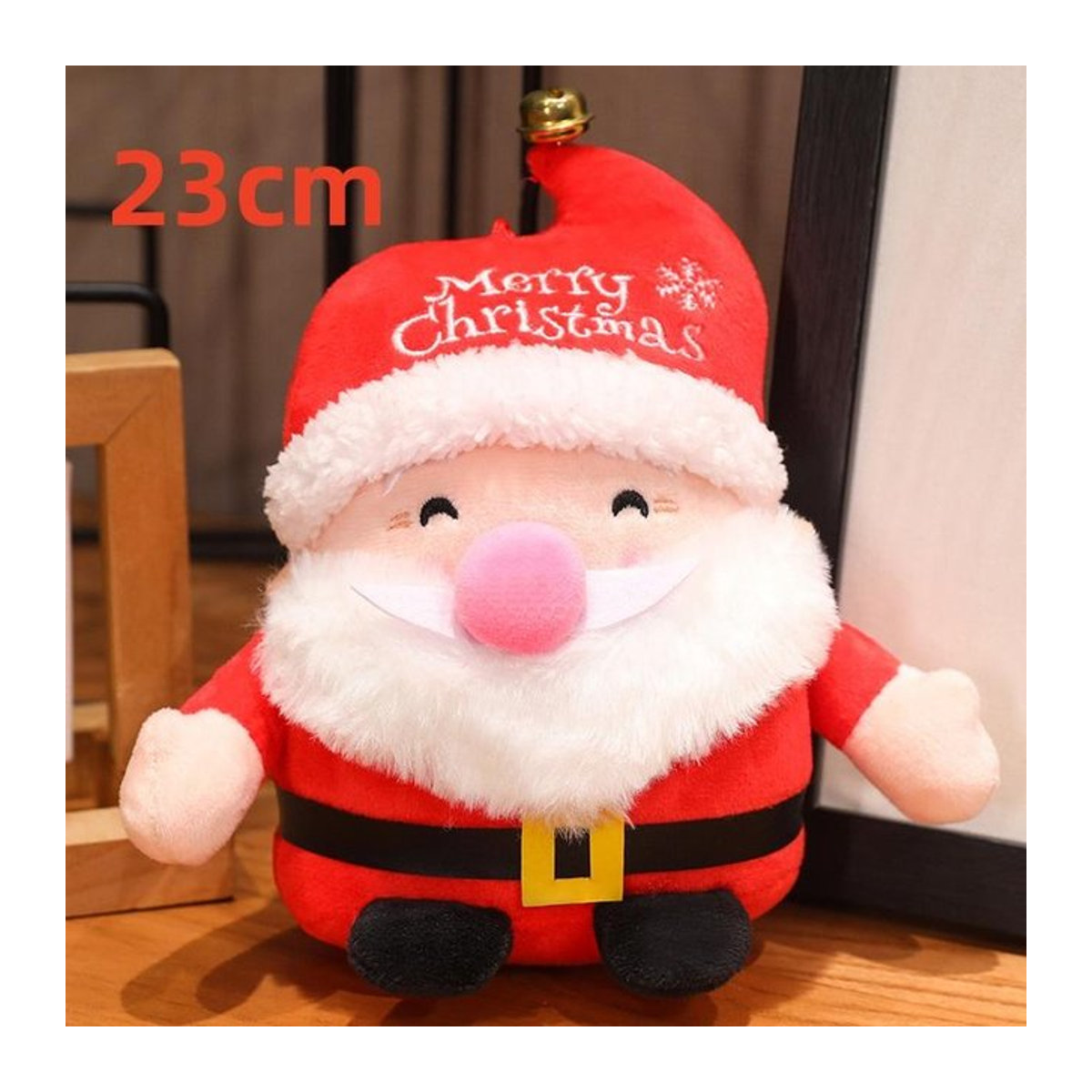 Kidsly Weihnachts Plüsch Kissen Serie als Dekoration mit Elch, Hirsch und Weihnachtsmann - Bild 1