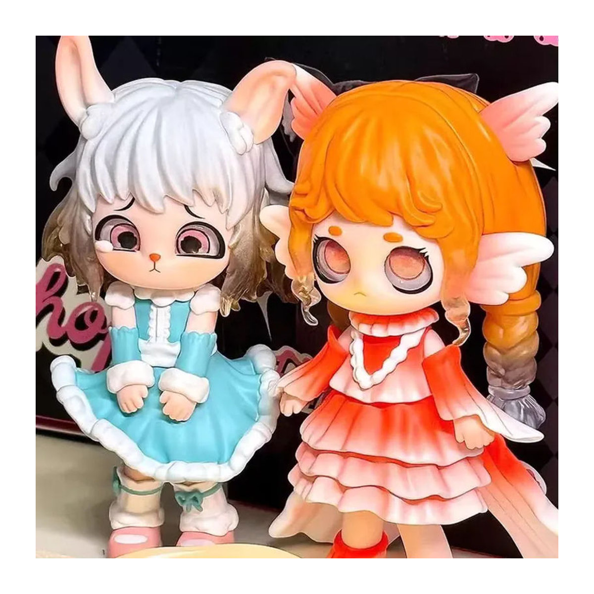 Kiki Fantasy Pet Shop Serie Blind Box Gotische Statue Kawaii Mädchen Figur in Schwarz als Desktop-Ornament aus Kunststoff - Bild 3