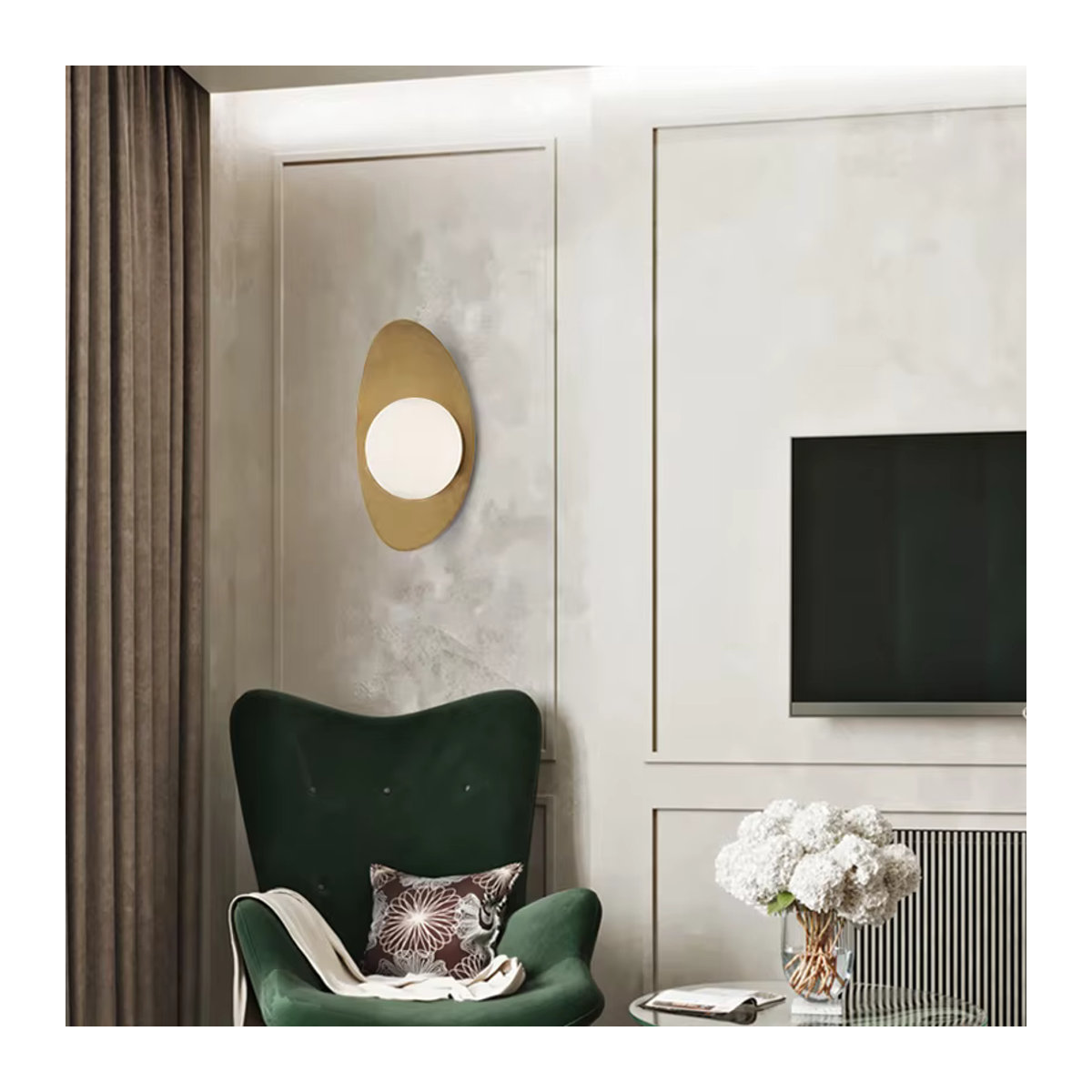 KINLAMS LED Wandlampe im Nordic Design aus Metall in Kupfer - Bild 5