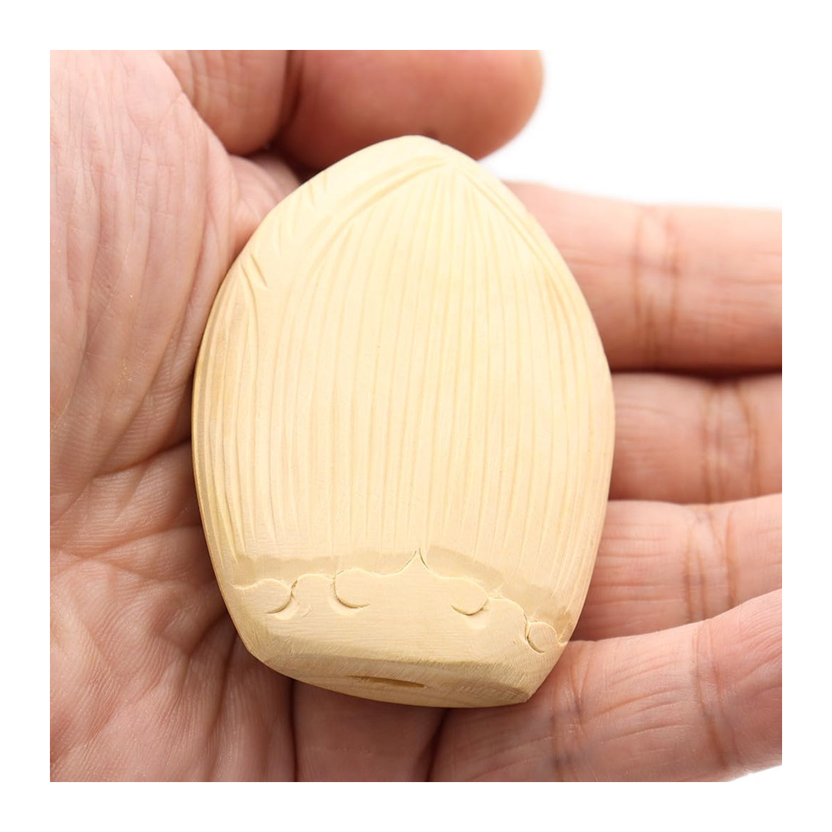 Kishimojin Buddhistische Statue aus Buchsbaumholz als Räuchergefäß und Schutzgottheit für eine sichere Geburt von Zen Picks - Bild 2