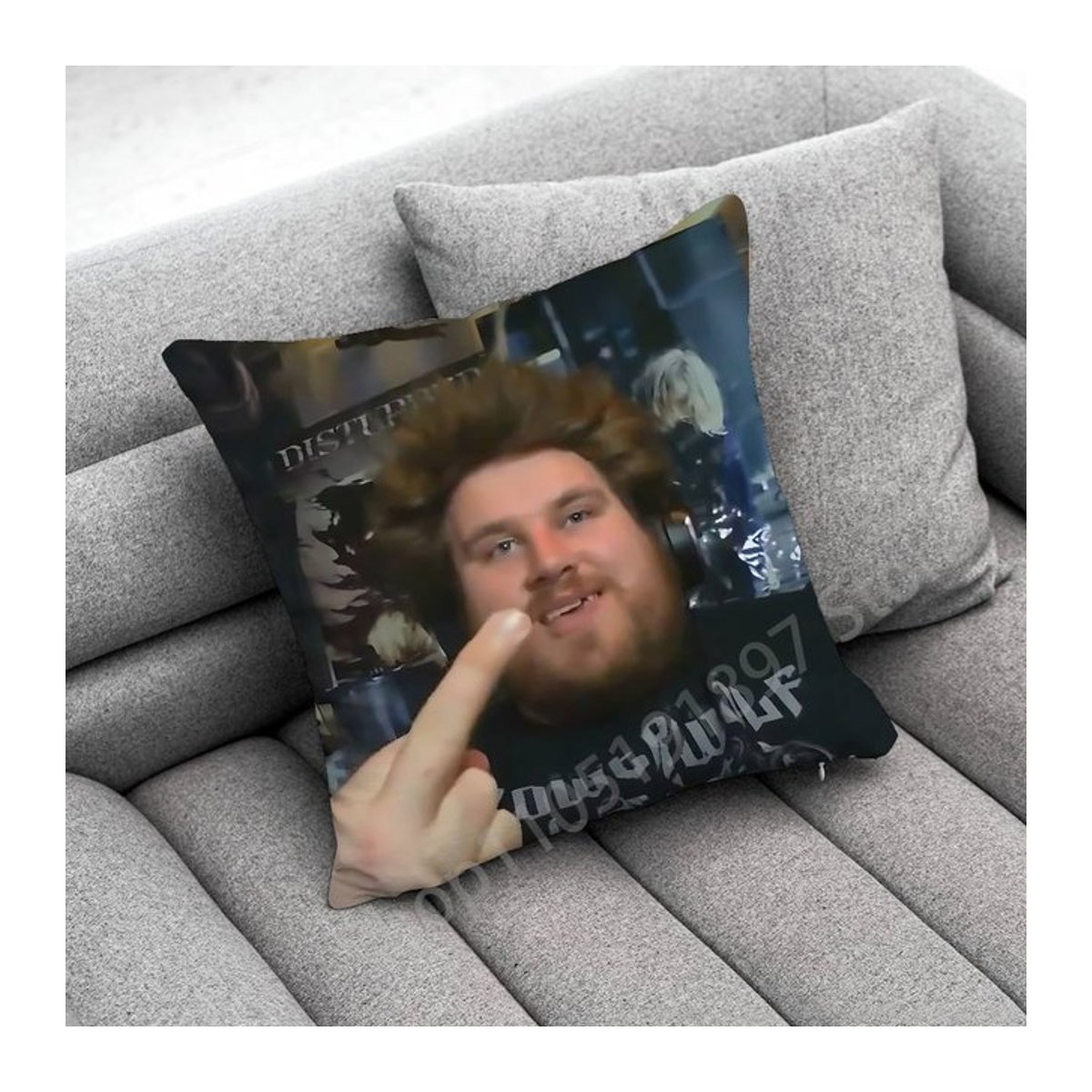 Kissenbezug D-Drachenlord Rainer Winkler aus Peach Skin für dein Schlafzimmer, B/H: 18 x 18 cm - Bild 1
