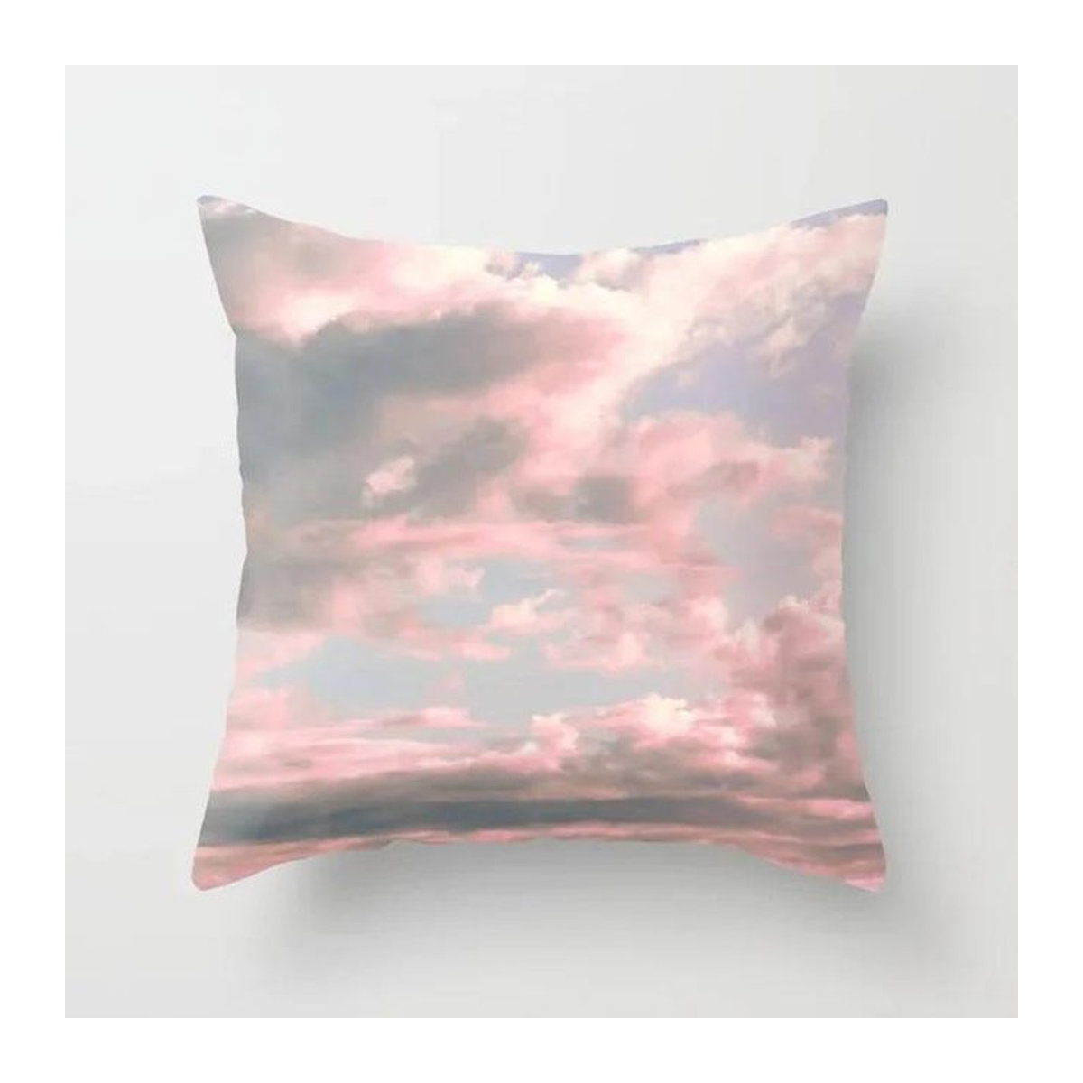 Kissenbezug Shunika Chen mit Wolkenmuster in Rosa, B/H: 18 x 18 cm - Bild 1