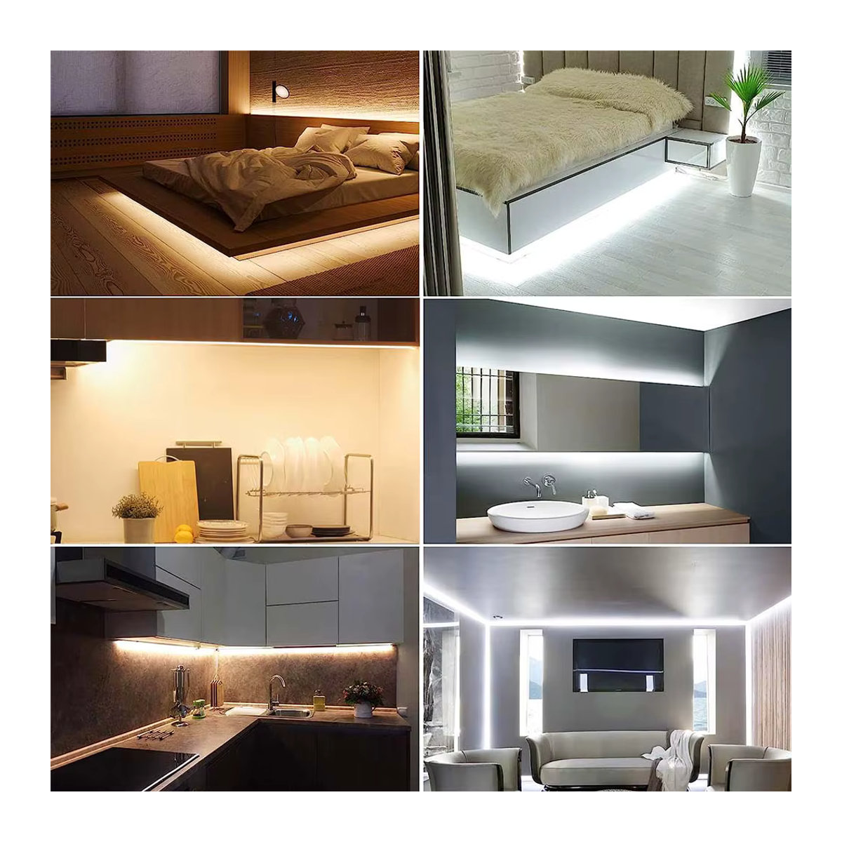 KISUFU USB LED Streifen mit SMD2835 integrierten LEDs in Warm White für TV und Zimmer Dekoration - Bild 2