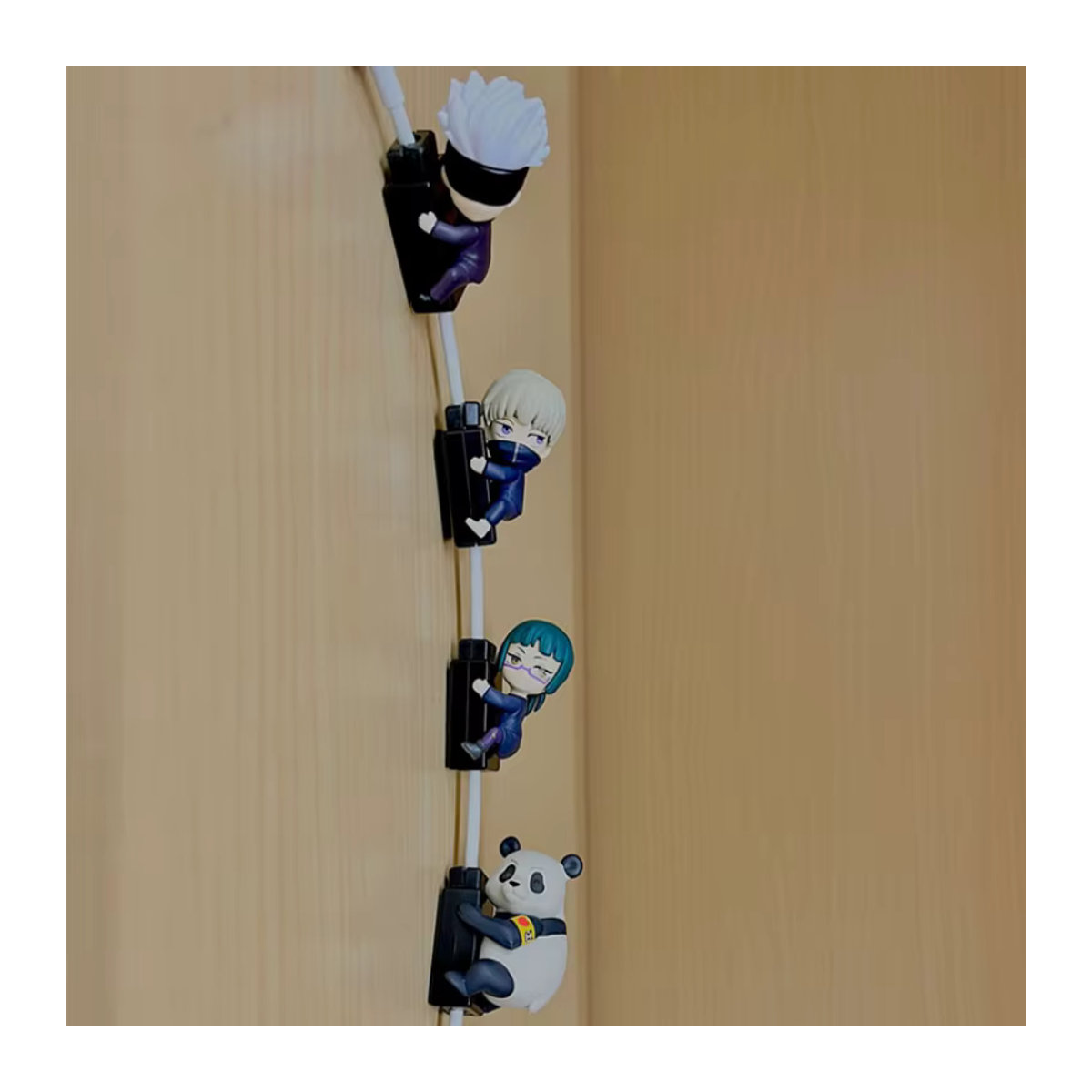 Kitan Jujutsu Kaisen Anime Figuren Gashapon Kapsel Spielzeug als USB-Kabel-Schutz in Multicolor - Bild 2
