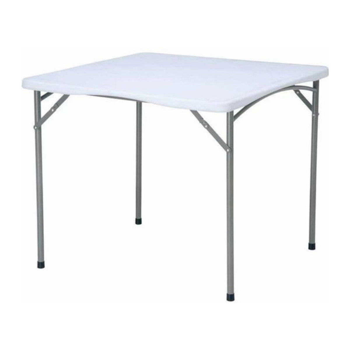 Klappbarer Catering-Gartentisch von Hendi aus Metall und HDPE-Polyethylen, B/T/H: 87 x 87 x 74 cm - Bild 1