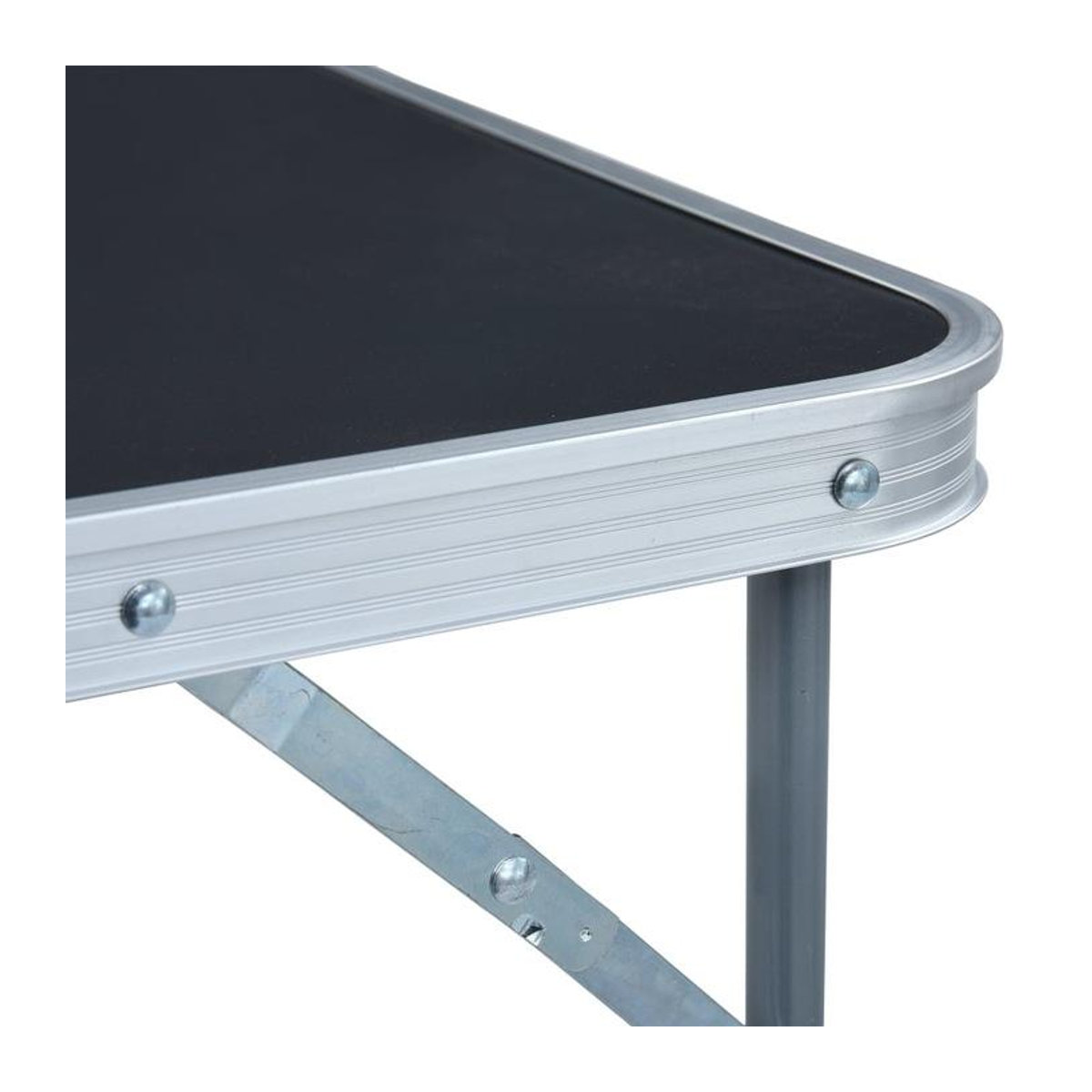 Klappbarer Gartentisch von Super Merchant aus Aluminium und MDF, B/T: 80 x 60 cm - Bild 2