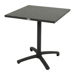 Klapptisch TREVISO von GARDEN PLEASURE aus Aluminium in Anthrazit, B/T: 70 x 70 cm