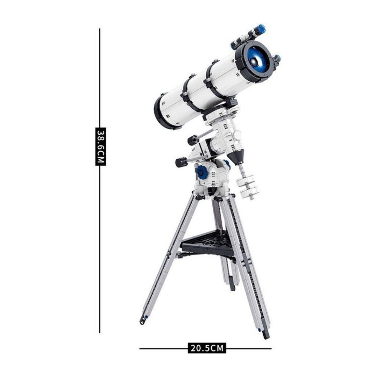 Knew Built Astronomisches Teleskop Bausteine Montage Puzzle Spielzeug aus ABS-Kunststoff für Luft- und Raumfahrt Kulturserie und Schreibtischdekoration - Bild 1