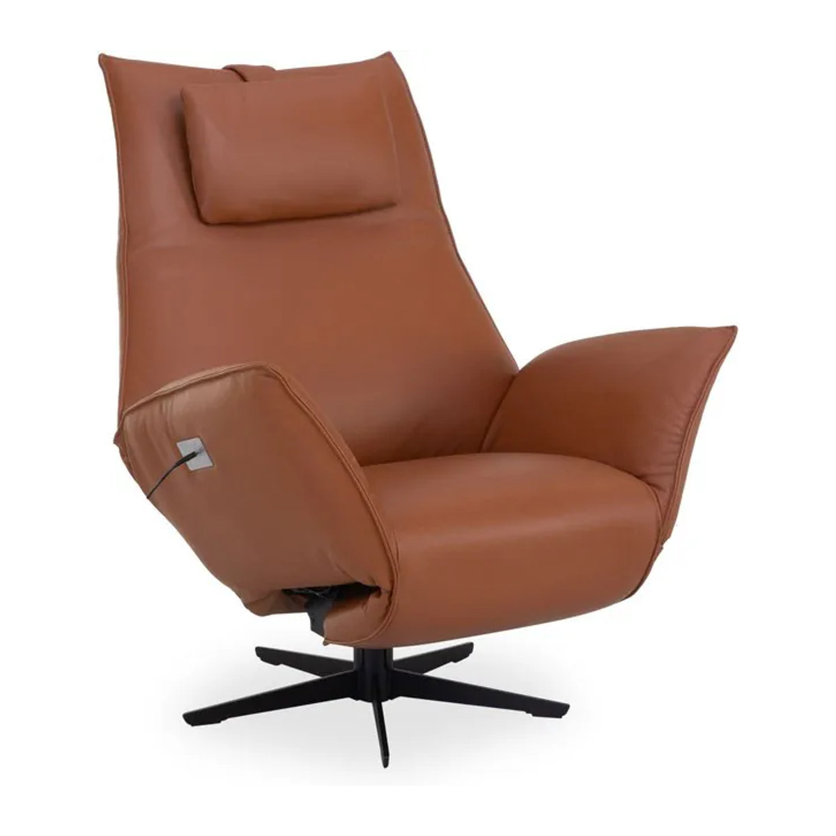 Koinor Relaxsessel SAFIRA aus Echtleder in Schwarz oder Braun im modernen Design - Bild 1