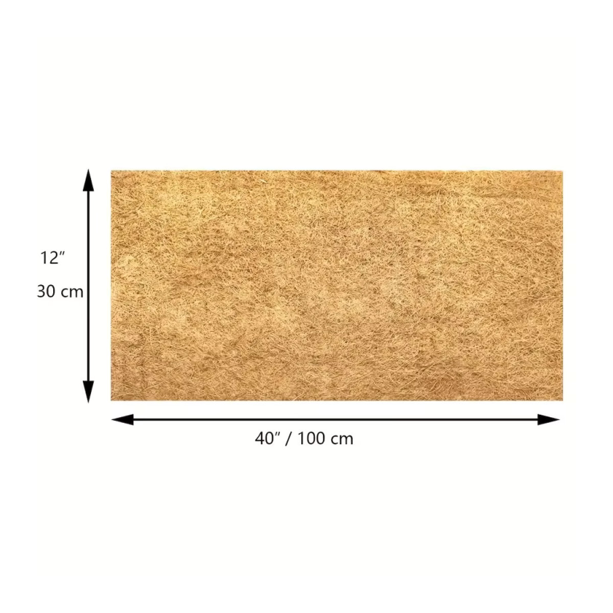 Kokosnuss-Einlagen für Pflanzgefäße, Fensterkästen und Blumenkörbe, Braun, Durchmesser: 30,48 cm - Bild 3