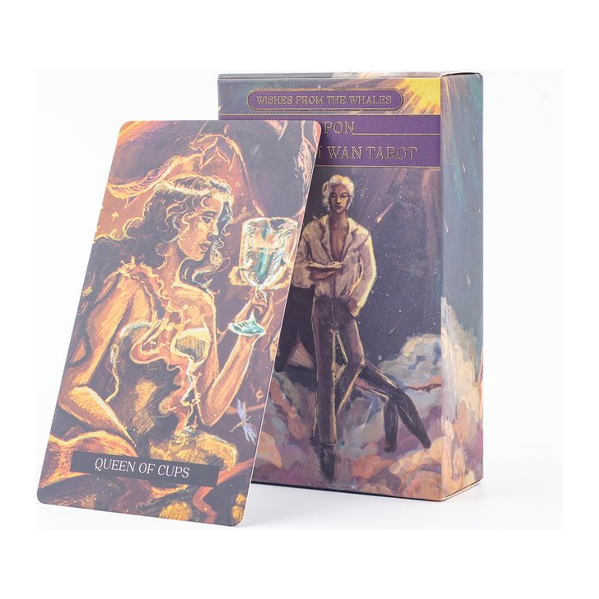 Kon Pon Chak Klum Wan Tarot 78 Kartendeck Wahrsagekarten aus Papier, mehrfarbig, B: 10,3 cm - Bild 1