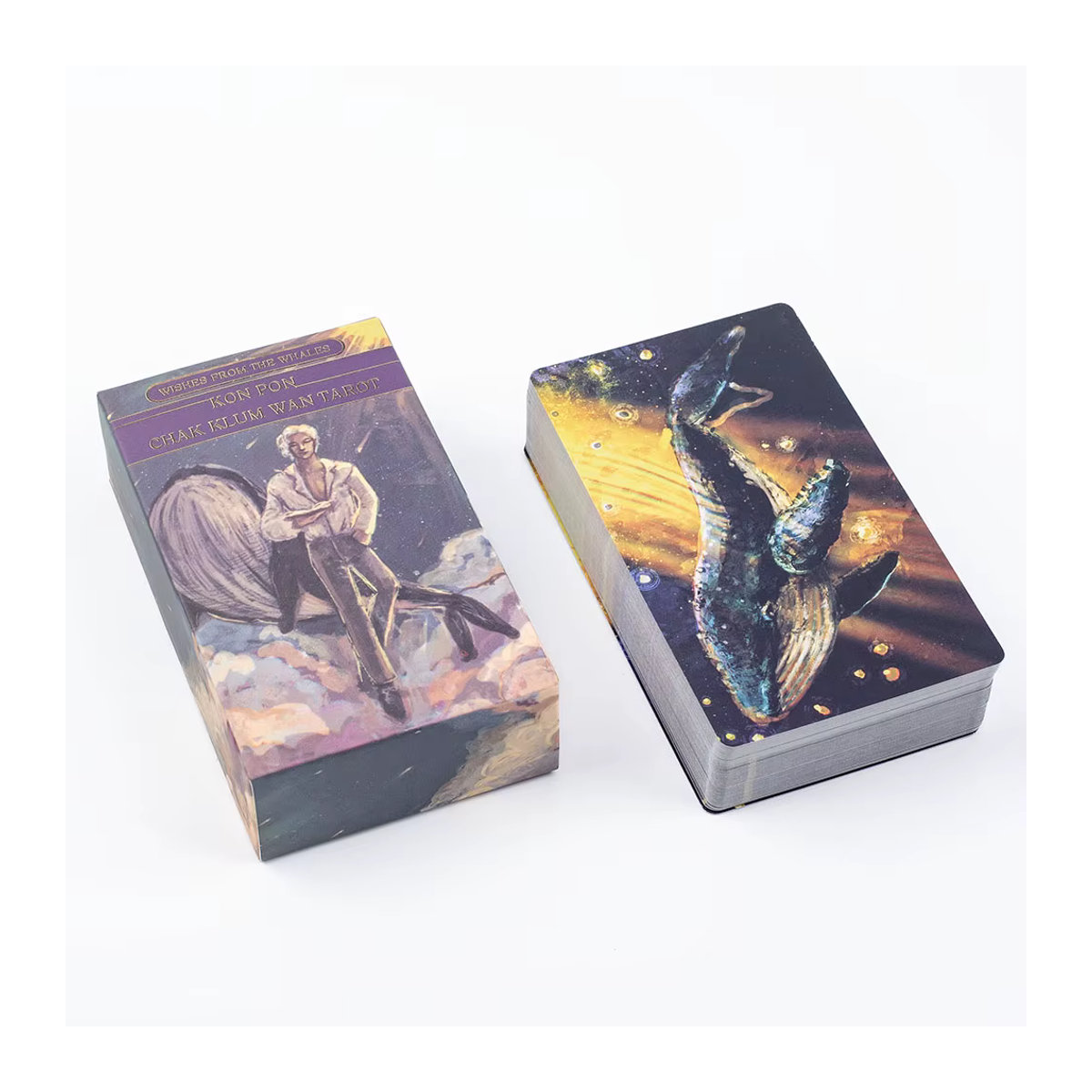 Kon Pon Chak Klum Wan Tarot 78 Kartendeck Wahrsagekarten aus Papier, mehrfarbig, B: 10,3 cm - Bild 4
