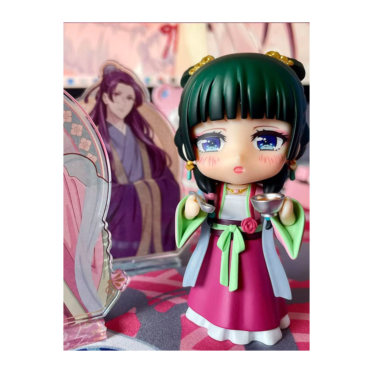 KONBORE Anime Figur Maomao Garden Party aus Die Apothekerin, mehrfarbige Sammelfigur aus Kunststoff - Bild 4