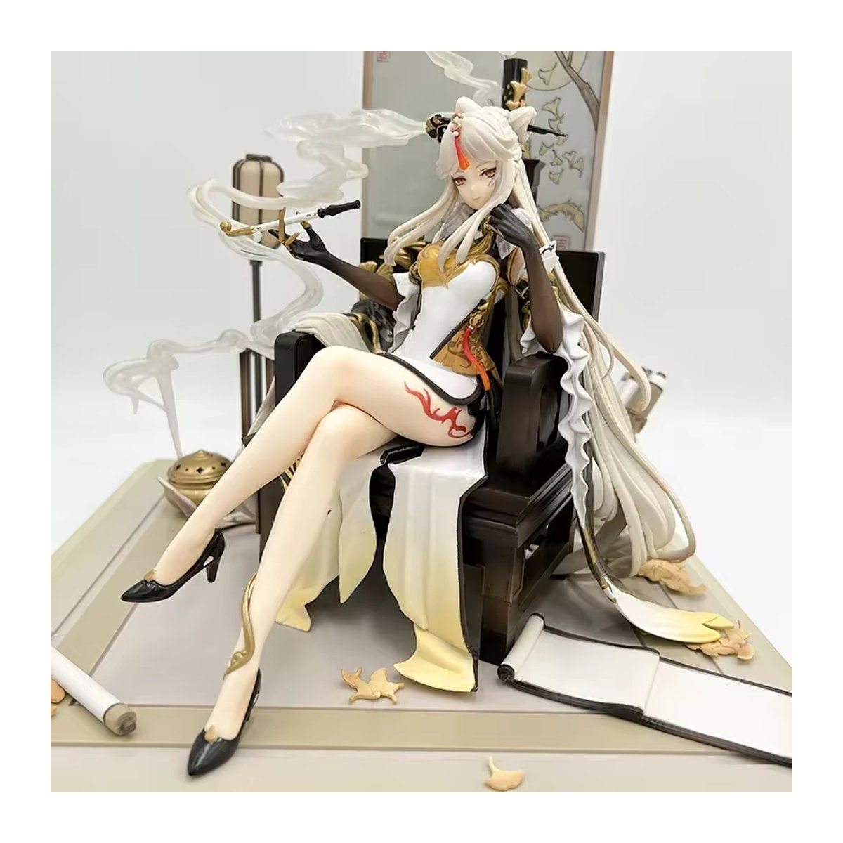KONBORE Anime Figur Ningguang Nilou Klee Paimon Zhongli Raiden Shogun Sammelmodell mehrfarbig Höhe: 27 cm - Bild 3