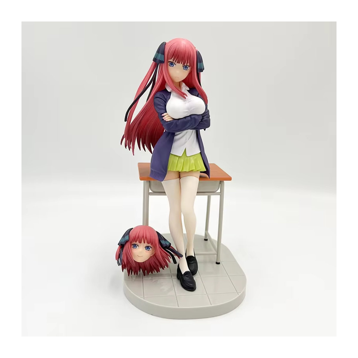 KONBORE Anime Mädchen Figur Nino Nakano aus Die Quintessenz der Quintuplets, Multicolor, Höhe: 21 cm - Bild 2
