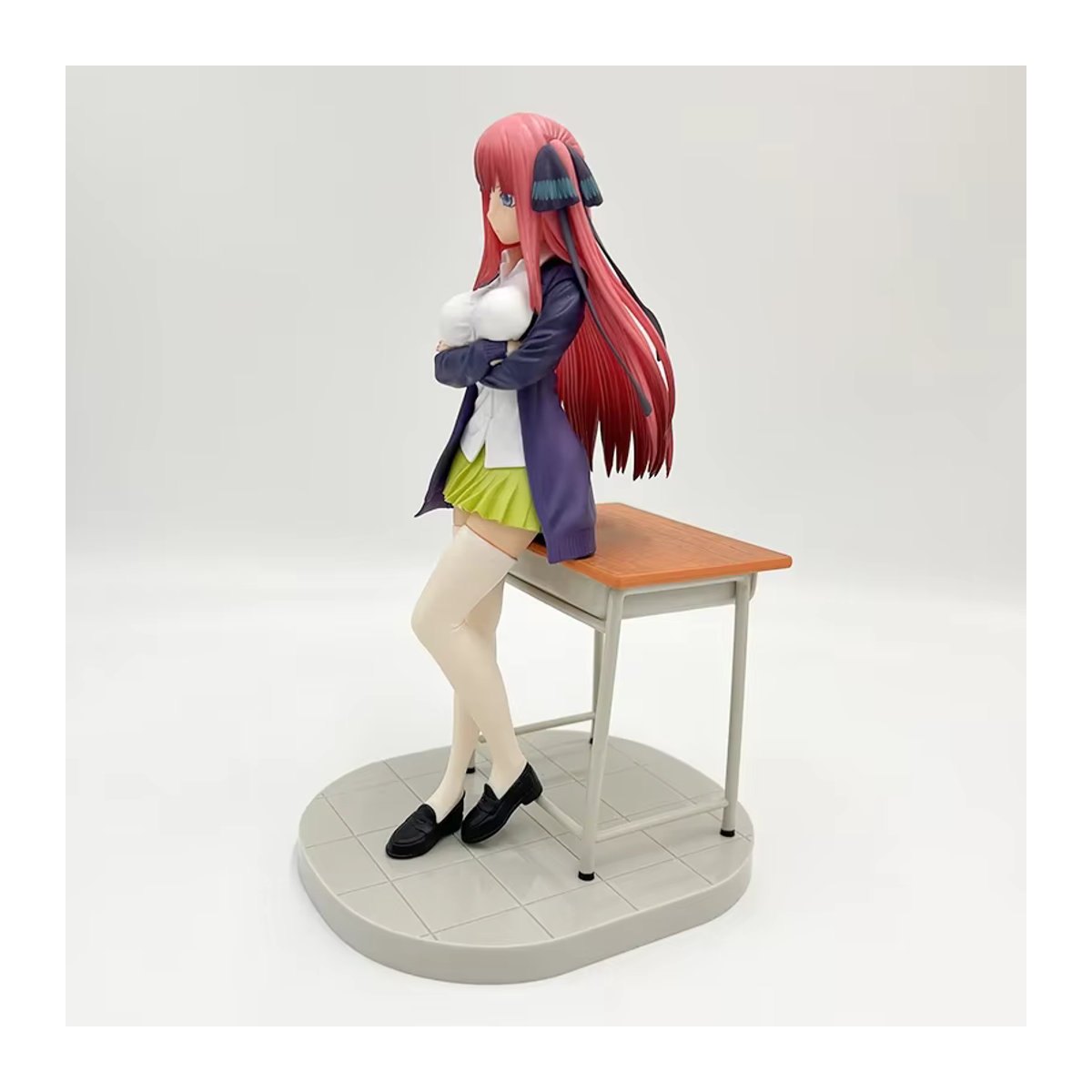 KONBORE Anime Mädchen Figur Nino Nakano aus Die Quintessenz der Quintuplets, Multicolor, Höhe: 21 cm - Bild 3