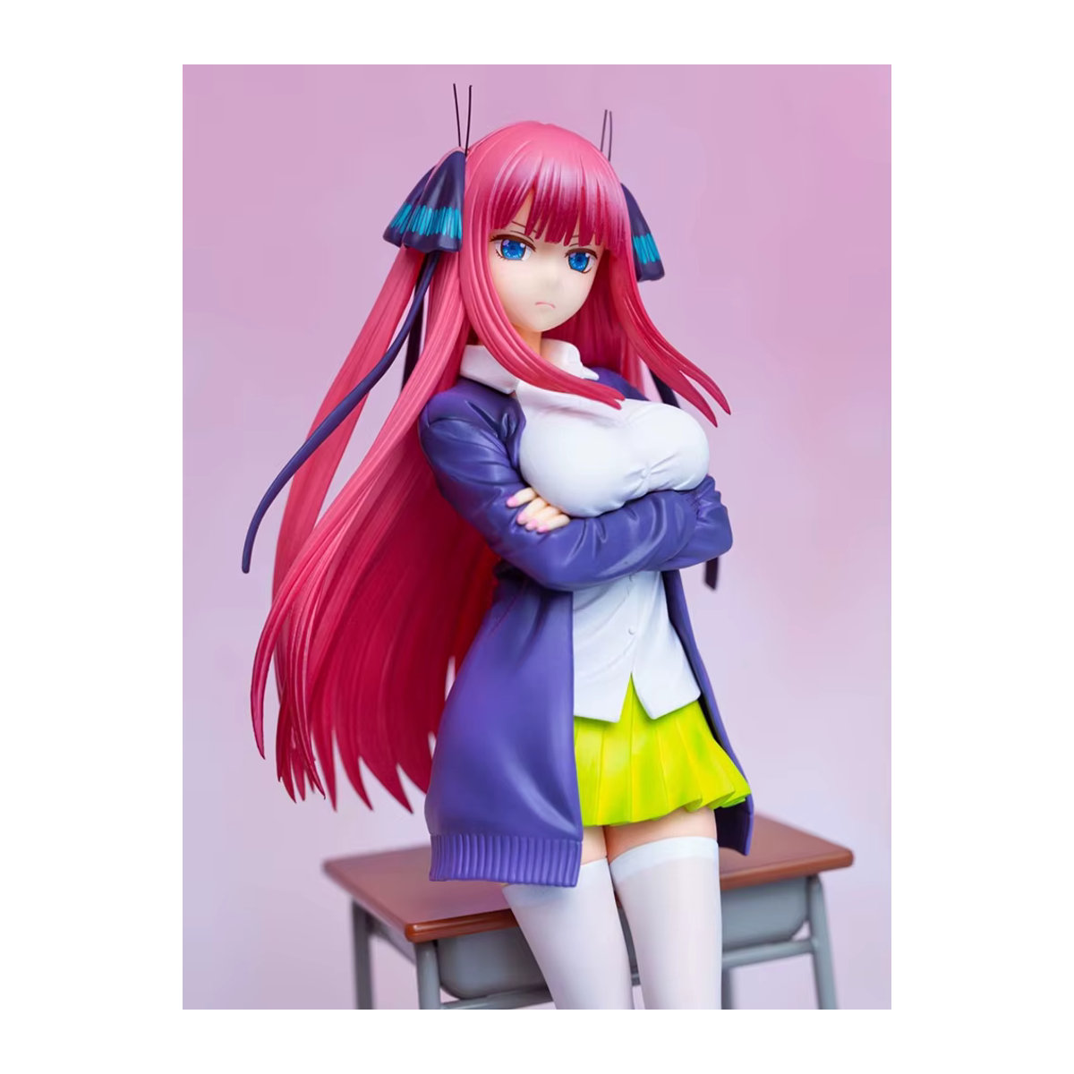 KONBORE Anime Mädchen Figur Nino Nakano aus Die Quintessenz der Quintuplets, Multicolor, Höhe: 21 cm - Bild 4