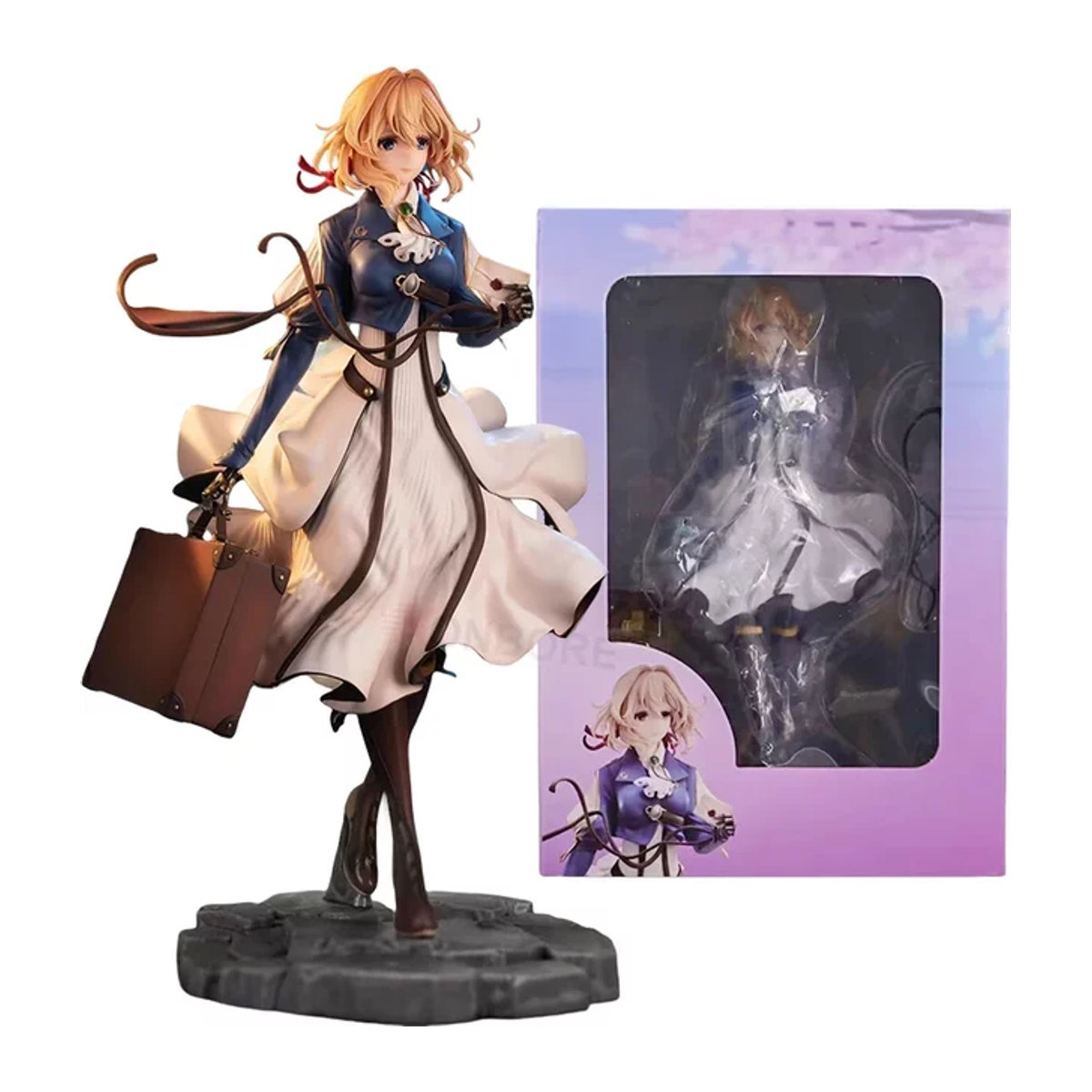 KONBORE Violet Evergarden Anime Figur, mehrfarbig, Höhe: 25 cm - Bild 1