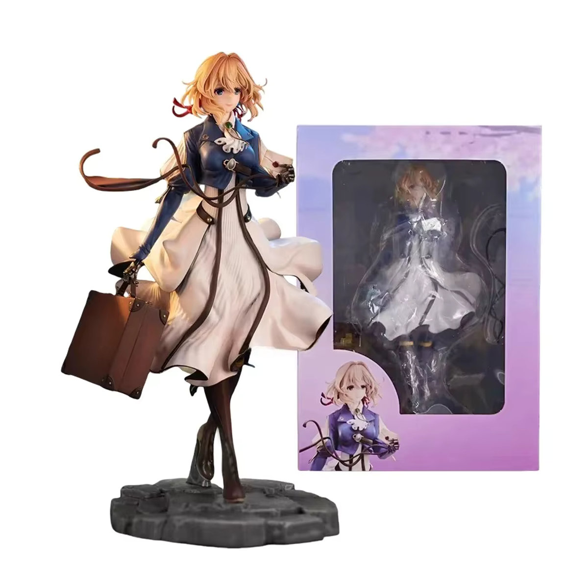 KONBORE Violet Evergarden Anime Figur, mehrfarbig, Höhe: 25 cm - Bild 3