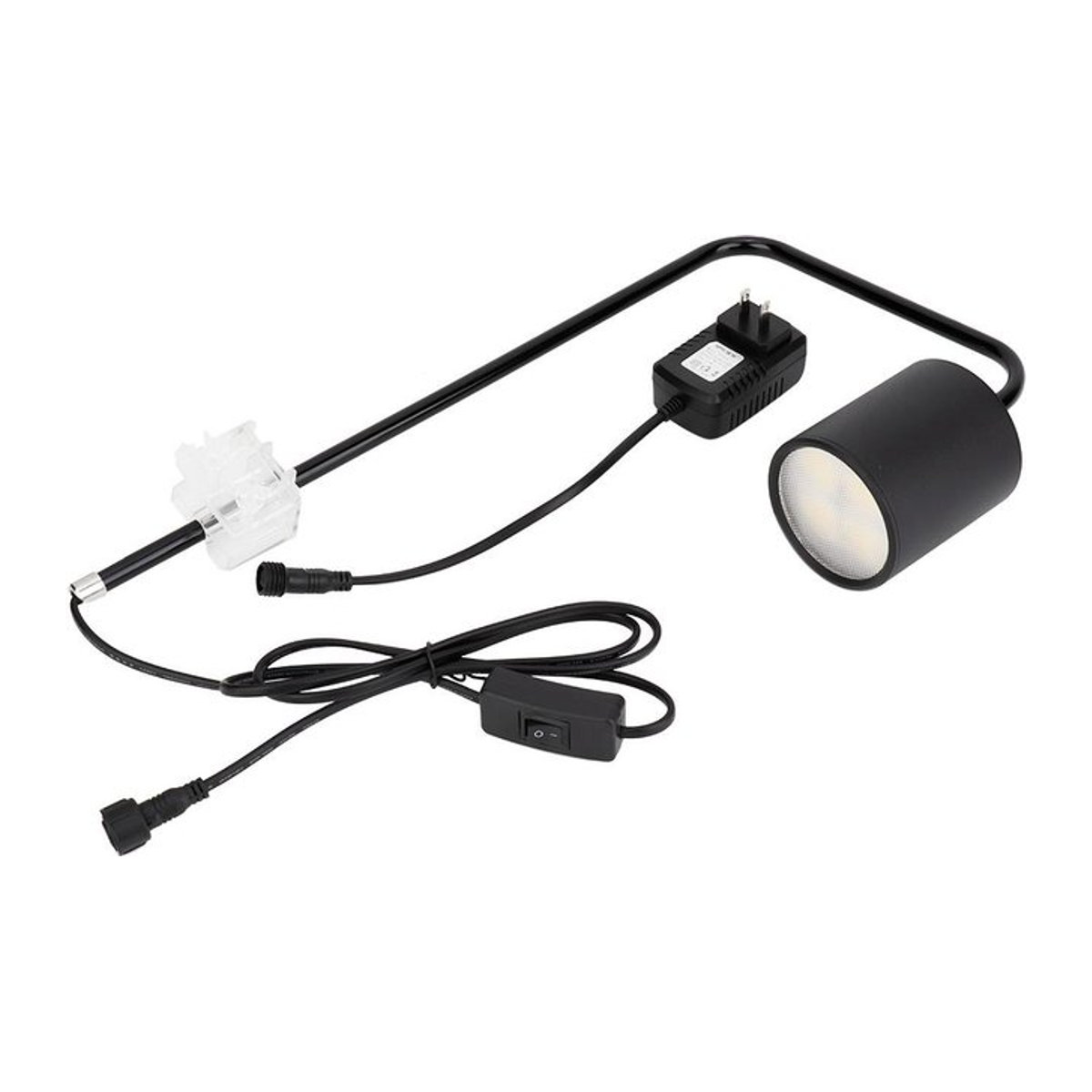 KONNWEI Aquarium LED Lampe mit Clip, 12 W, Schwarz - Bild 1