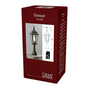Konstsmide Firenze LED-Sockelleuchte E27 100W Klassisch Grün