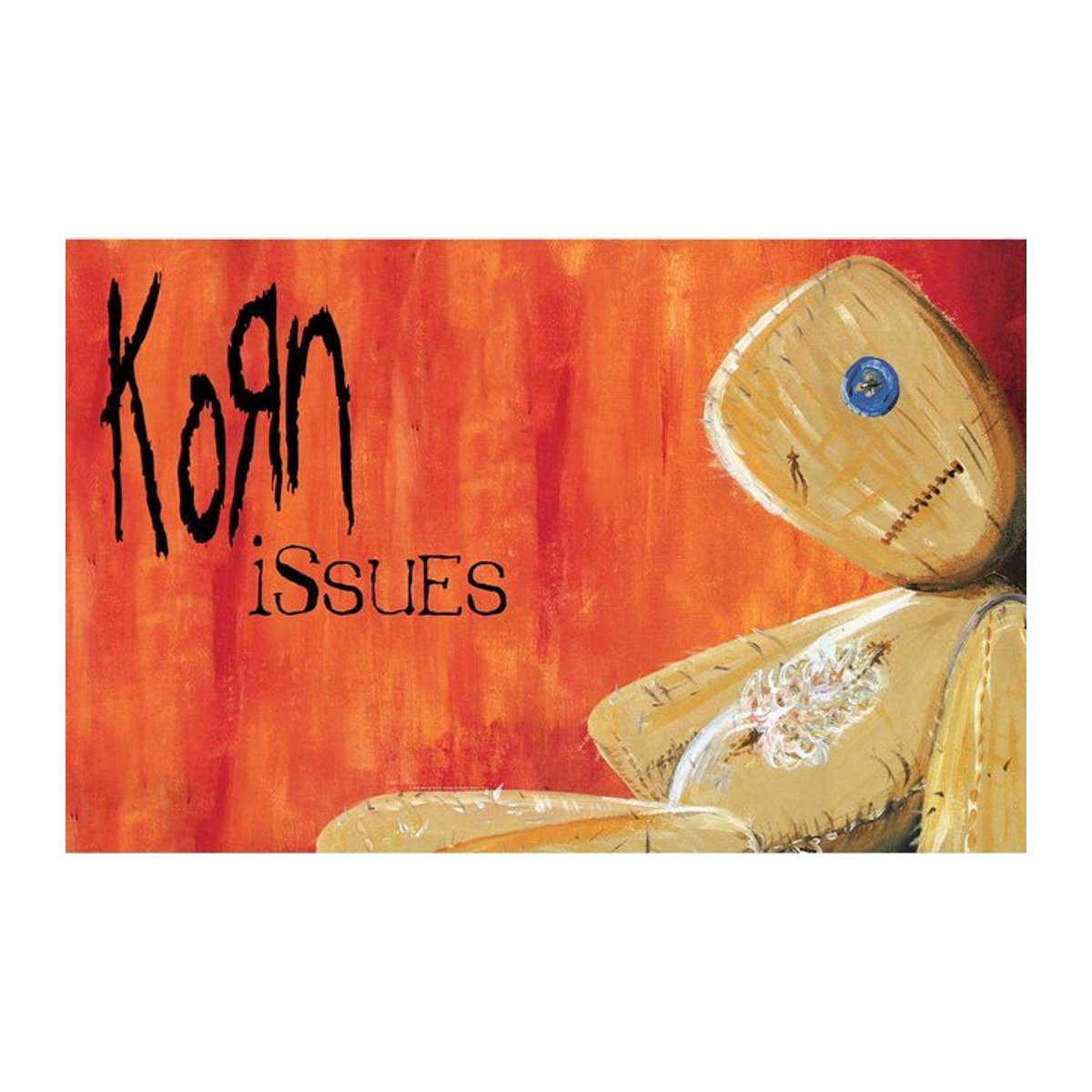 Korn Issues Textilposter Scrapbook-Artwork aus Polyester, Breite: 70 cm - Bild 1