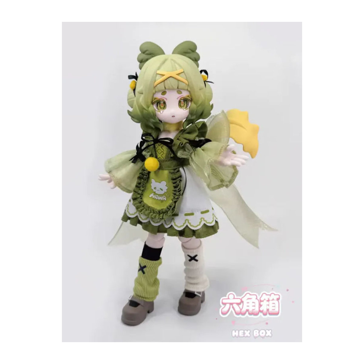 Koushuh Hexagonale Box BJD Blindbox mit beweglicher Gelenkpuppe, mehrfarbige Desktop-Dekoration aus Kunststoff - Bild 4