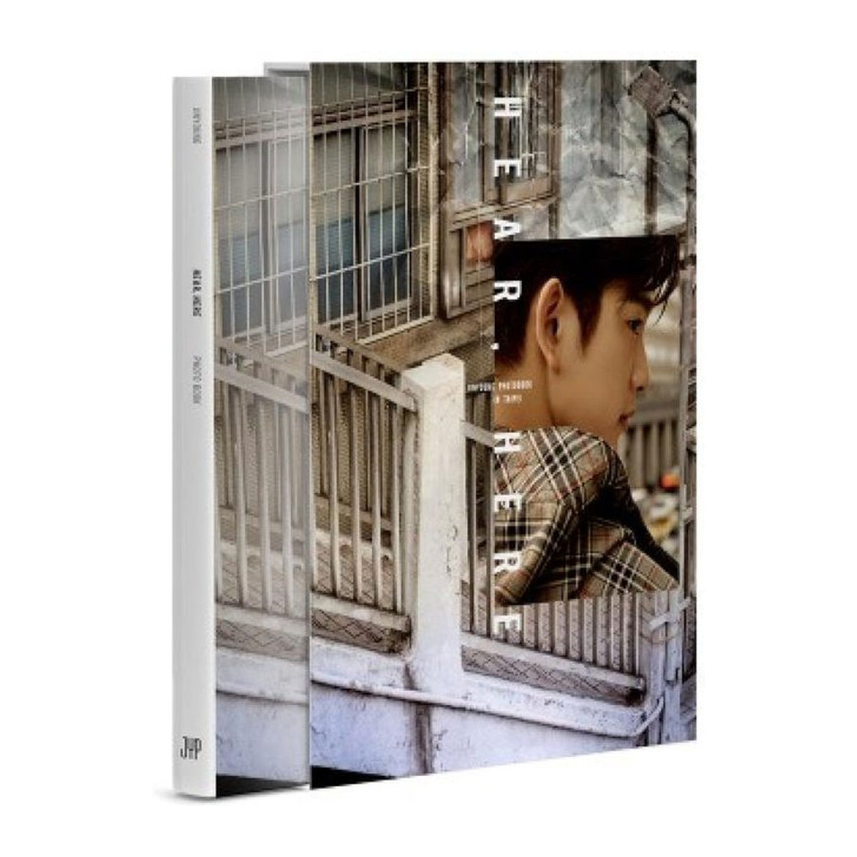 KpopLab Jinyoung Hear Here Fotobuch in Taipeh Weiß Kariert - Bild 2