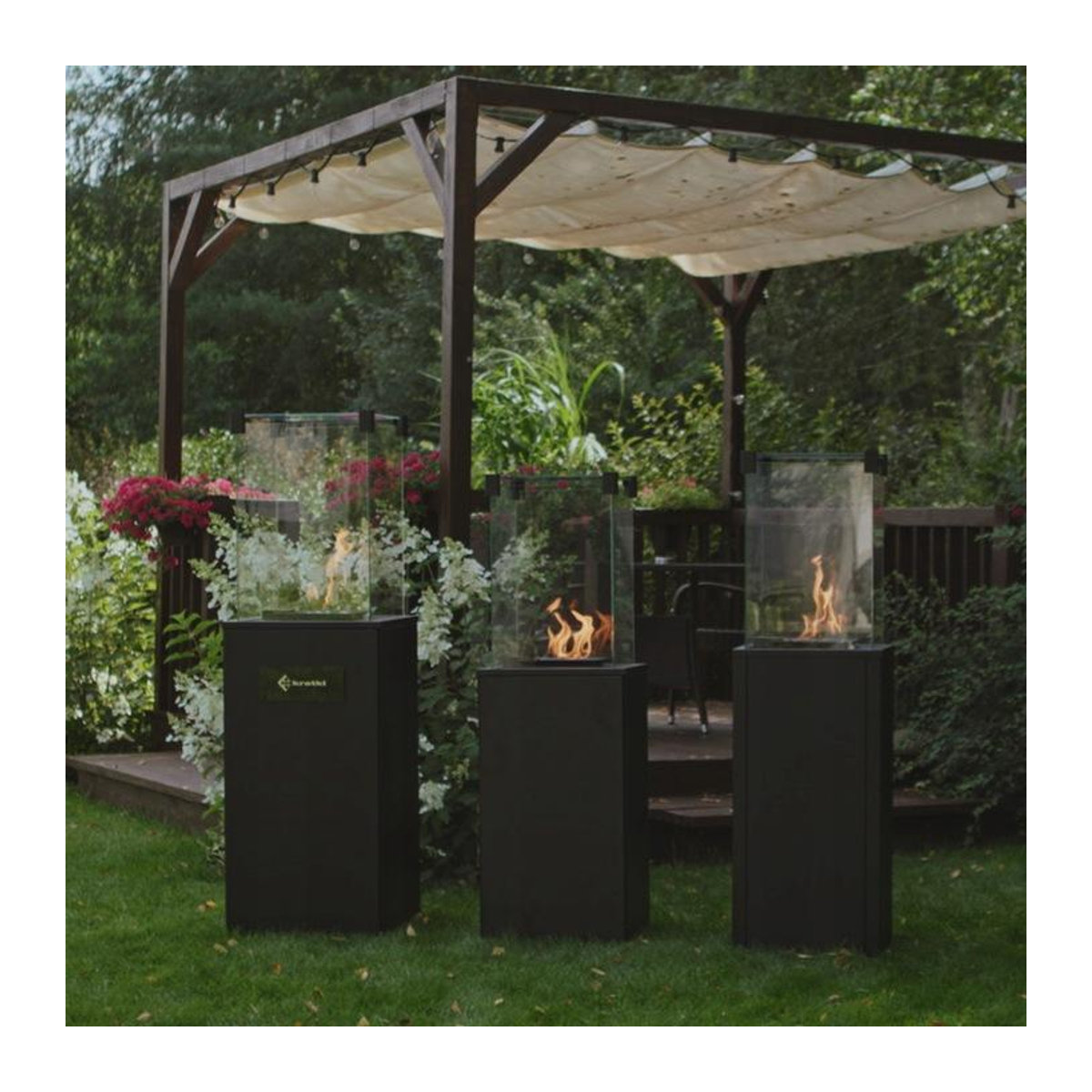 Kratki Terrassen-Gasheizer Patio Slim Steel in Black mit 8,2 kW Leistung - Bild 3