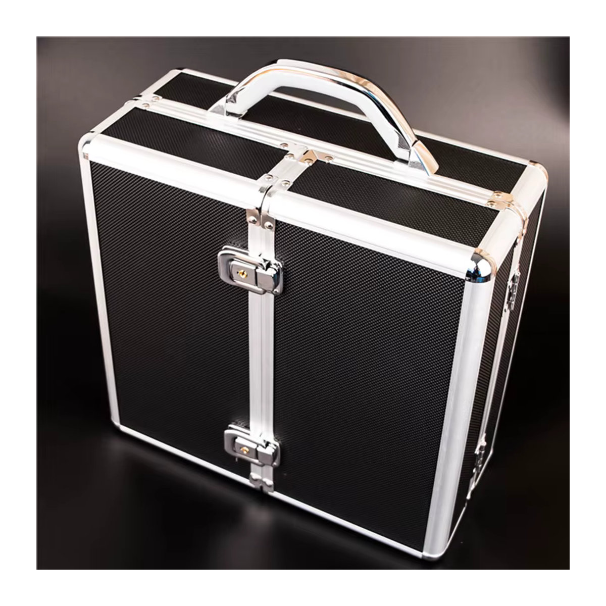KTMGAVA Uhrenbox mit 36 Display-Plätzen und Schloss, mechanische Aufbewahrungsbox für Uhren und Schmuck, Schwarz - Bild 2