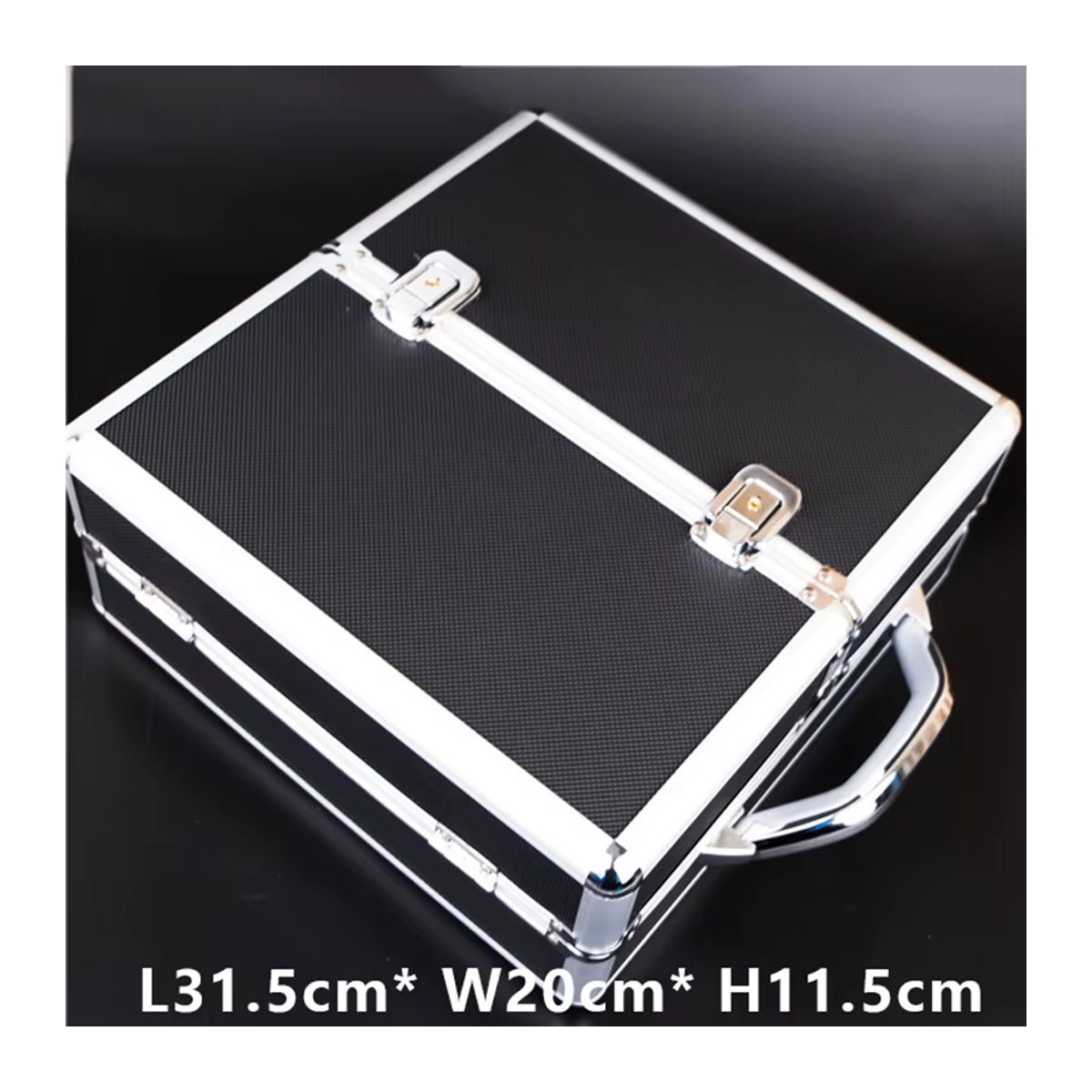 KTMGAVA Uhrenbox mit 36 Display-Plätzen und Schloss, mechanische Aufbewahrungsbox für Uhren und Schmuck, Schwarz - Bild 4