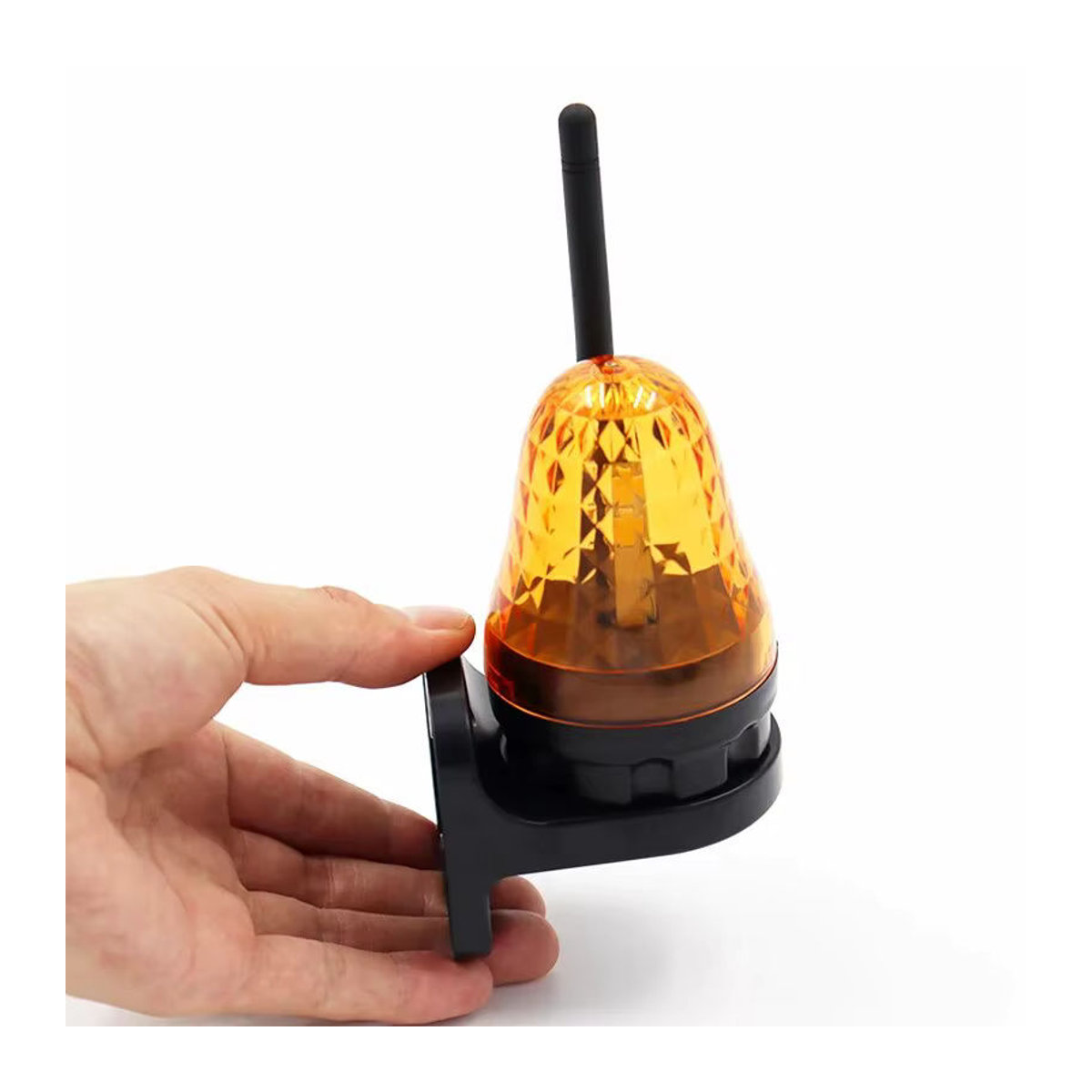 KUANGZIPENG Universal LED Signal-Warnleuchte mit Wandhalterung für 12V 24V 220V als Blitzlicht und Alarmleuchte für Toröffner - Bild 2