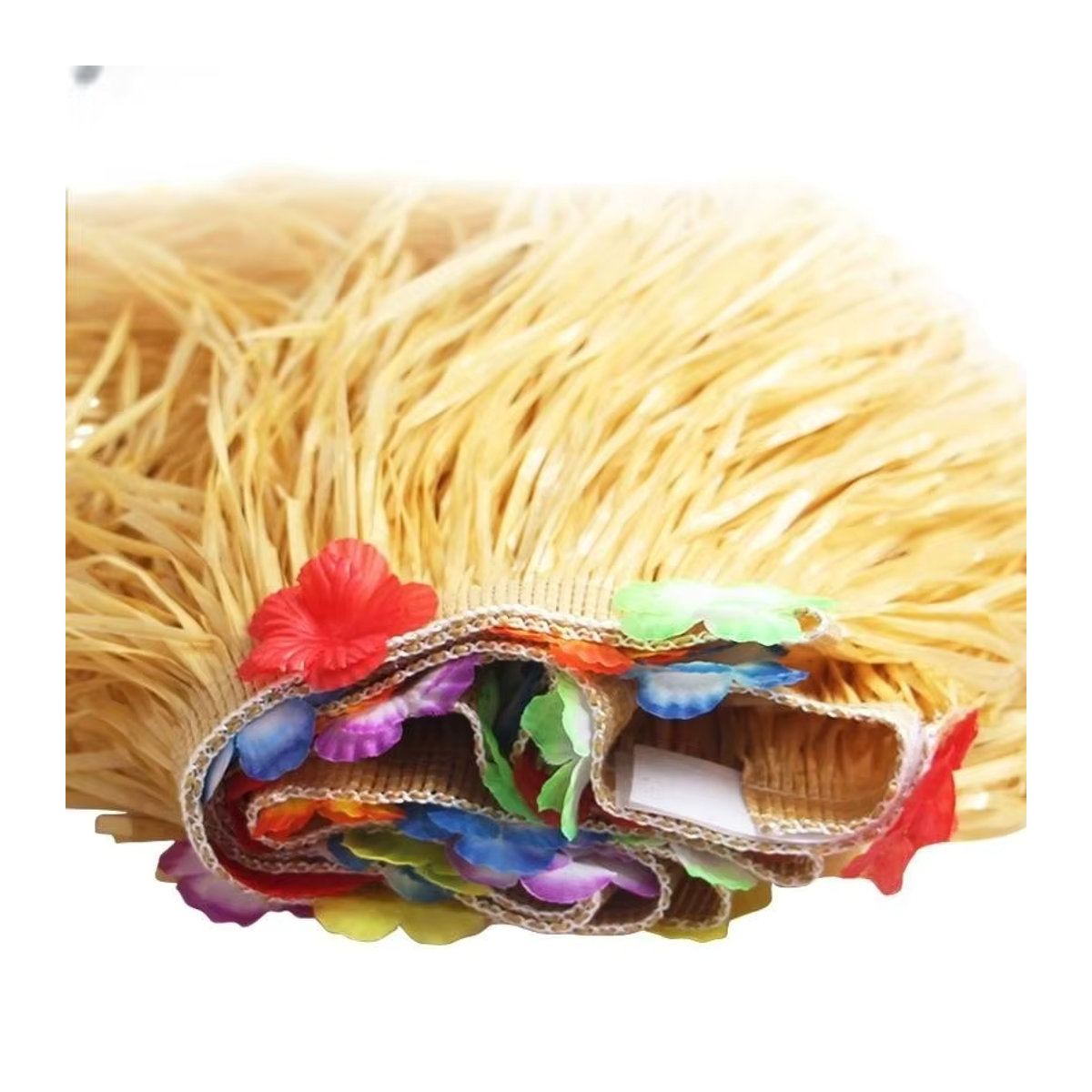 KUKUZHU Hawaiianischer Gras Tischrock in Multicolor für tropische Sommer Luau Partys, Geburtstage und Hochzeiten - Bild 2