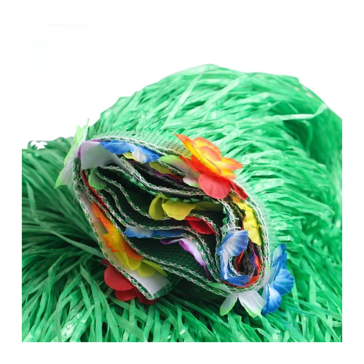 KUKUZHU Hawaiianischer Gras Tischrock in Multicolor für tropische Sommer Luau Partys, Geburtstage und Hochzeiten - Bild 3